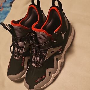 Jordan Black and Red Russel Westbrook Shoes Mens Size 12.